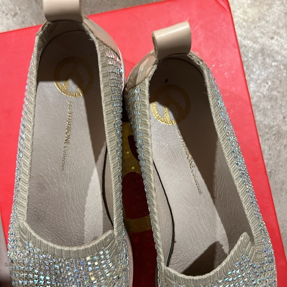 Rhinestone Embellished Platform Shoes - Picture 6 of 8